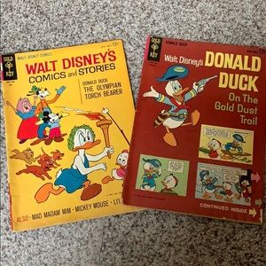 Vintage Gold Key Comics Walt Disney fair condition